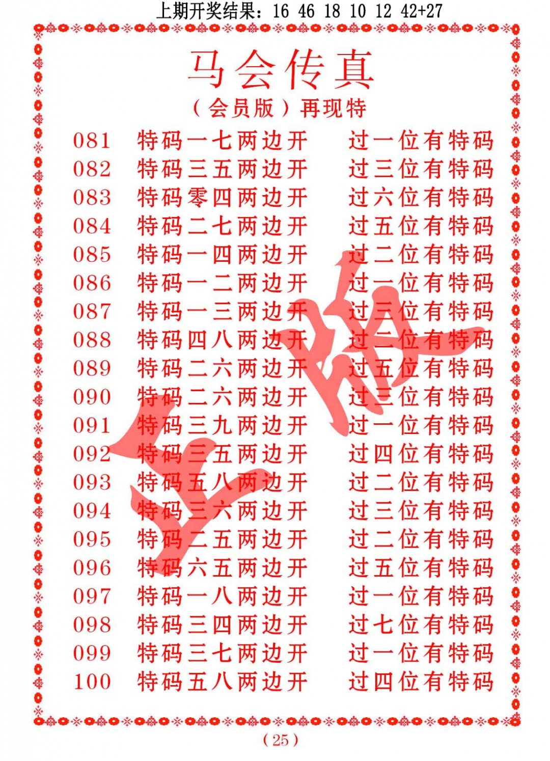 089期马会传真[图]